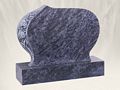Headstone Carved Hydrangea Antique